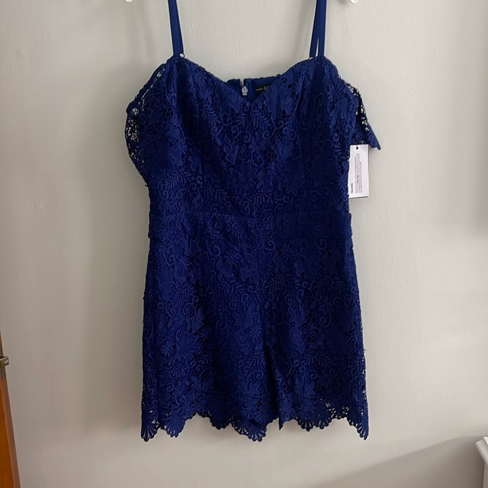 Guess Blue‎ Lace Romper
